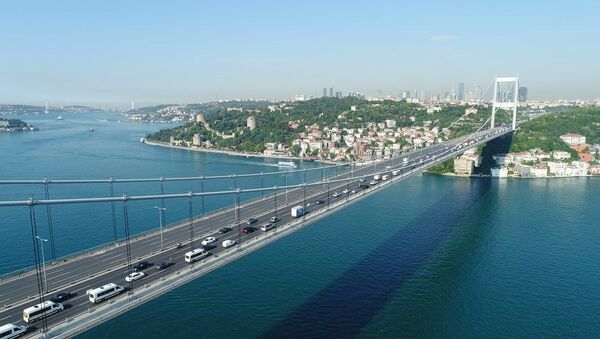 Fatih Sultan Mehmet Köprüsü’nde bakım onarım çalışmaları  - Sputnik Türkiye