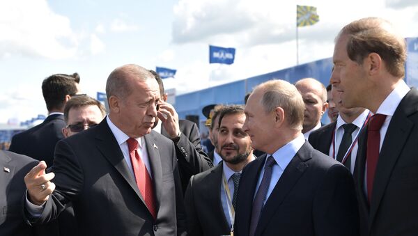 Recep Tayyip Erdoğan- Vladimir Putin - Sputnik Türkiye