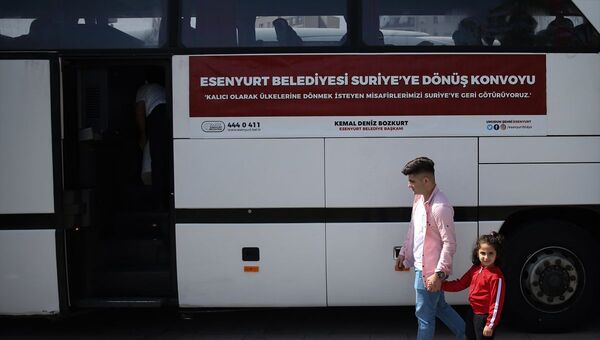 Suriye'ye dönüş konvoyu - Sputnik Türkiye