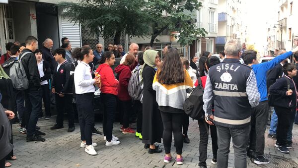 Şişli'de 'deprem eylemi'  - Sputnik Türkiye