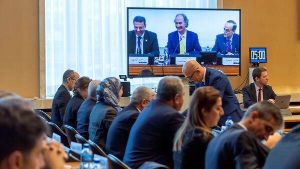 Suriye Anayasa Komitesi BM Cenevre ofisinde toplandı - Sputnik Türkiye