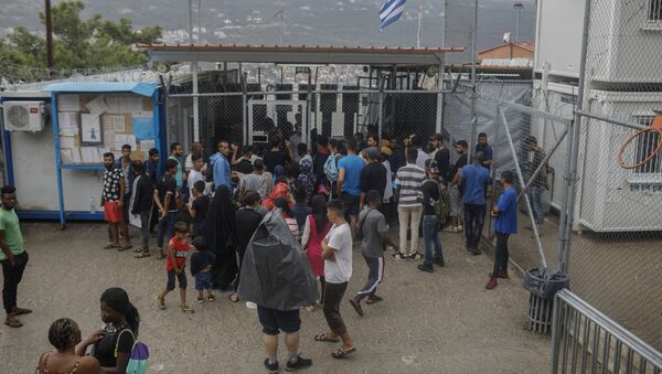 Yunanistan sığınmacılar-mülteciler-kamp - Sputnik Türkiye