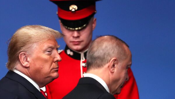 ABD Başkanı Donald Trump- Cumhurbaşkanı Recep Tayyip Erdoğan - Sputnik Türkiye