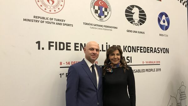 Türkiye ve Rusya’nın ortak takımda mücadele verdiği ‘FİDE Engelliler İçin Konfederasyon Kupası’ Ankara’da başladı - Sputnik Türkiye