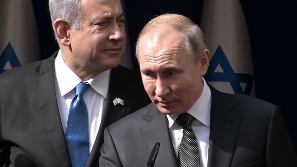 Rusya Devlet Başkanı Vladimir Putin, İsrail Başbakanı Benyamin Netanyahu - Sputnik Türkiye
