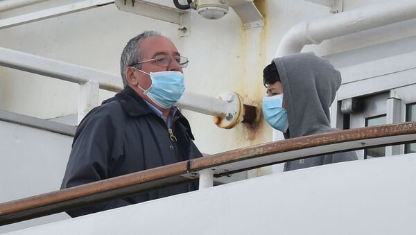 Japonya'da karantinaya alınan yolcu gemisi - Sputnik Türkiye