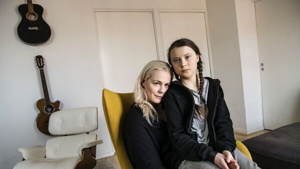 Malena Ernman ile kızı Greta Thunberg - Sputnik Türkiye