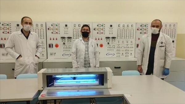 MEB, Ultraviyole-C hava sterilizasyon cihazı üretti - Sputnik Türkiye