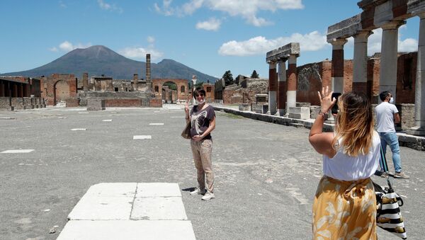 İtalya, dünyaca ünlü Pompeii antik kentini ziyarete açtı. - Sputnik Türkiye